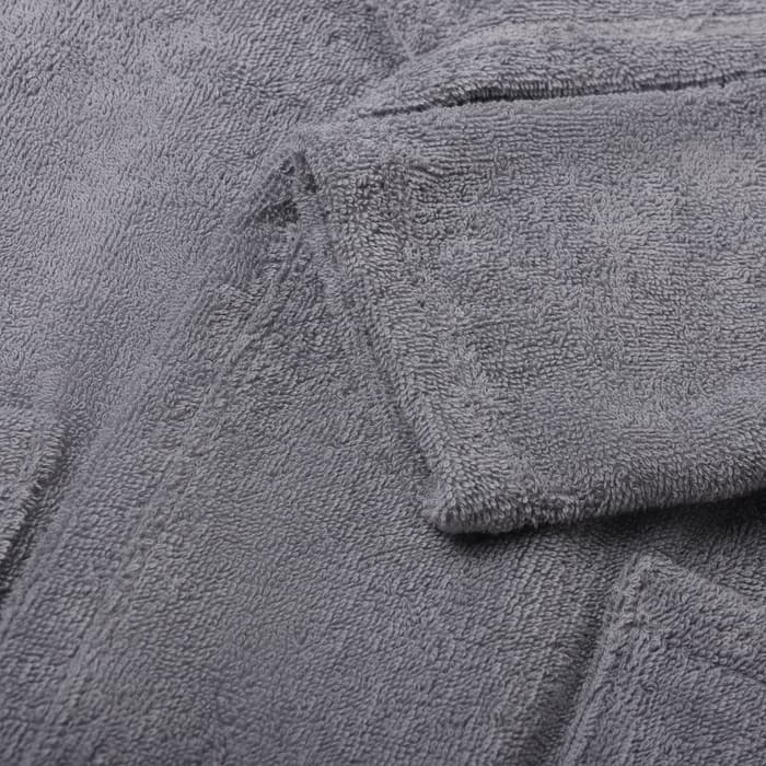 Халат махровый детский «Экономь и Я. Зайка», размер 30, 100% хлопок, 320 г/м², серый