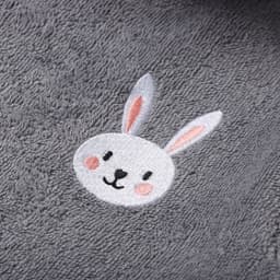 Халат махровый детский «Экономь и Я. Зайка», размер 30, 100% хлопок, 320 г/м², серый