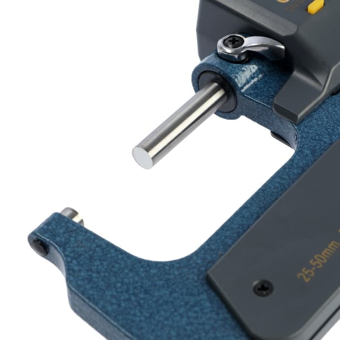 Микрометр электронный ТУНДРА, металлический, диапазон 25-50 мм, шаг измерения 0.001 мм