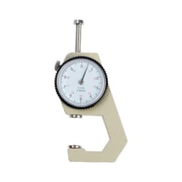 Толщиномер ТУНДРА, металлический, диапазон 0-20 мм, шаг измерения 0.001 мм