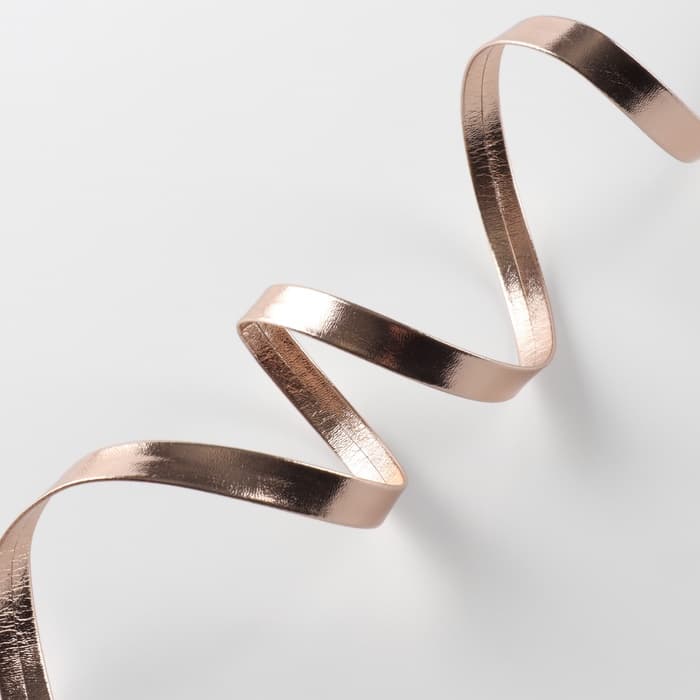 Косая бейка, кожзам, 8 мм, 10±1 м, песочная