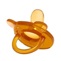 Пустышка с держателем «Мишка», набор в контейнере, коричневый