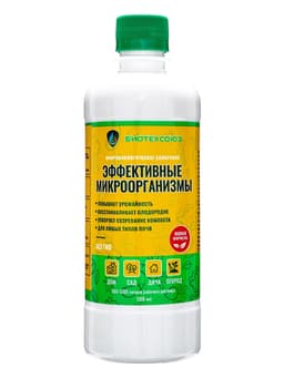 Удобрение «Биотехсоюз», стимулятор, биоудобрение, для всех видов культур, 0.5 л