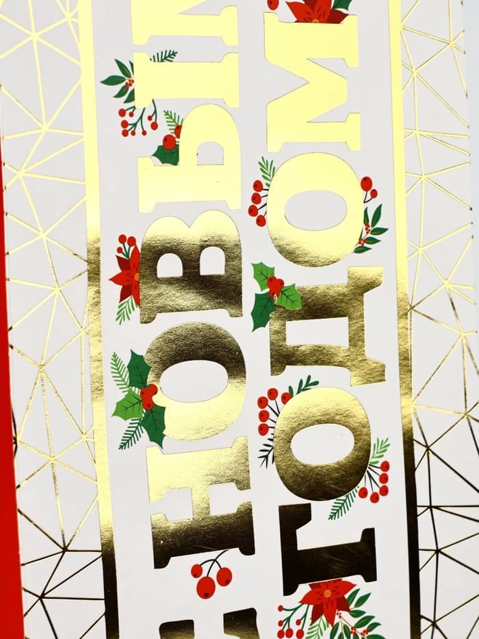 Набор пакетов под бутылку подарочных «С Новым годом», 3 шт., тиснение, 36×13×10 см