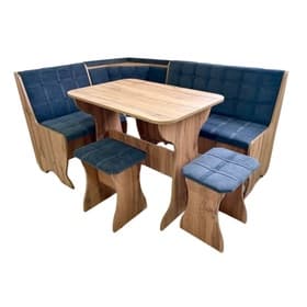 Кухонный уголок «КУ-19/4М», со столом, с табуретами, цвет дуб вотан Т26