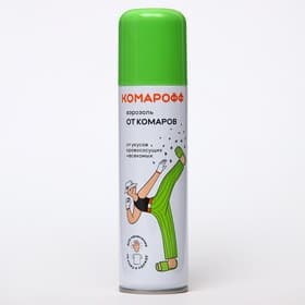 Аэрозоль Репеллент «Комарофф», от комаров, для всей семьи, 150 мл