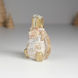 Фигурка полистоун «Ёжик коричневый», 4.8×4.5×8.2 см, МИКС