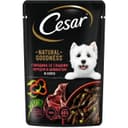 Влажный корм Cesar для собак, паприка, шпинат в соусе, пауч, 80 г
