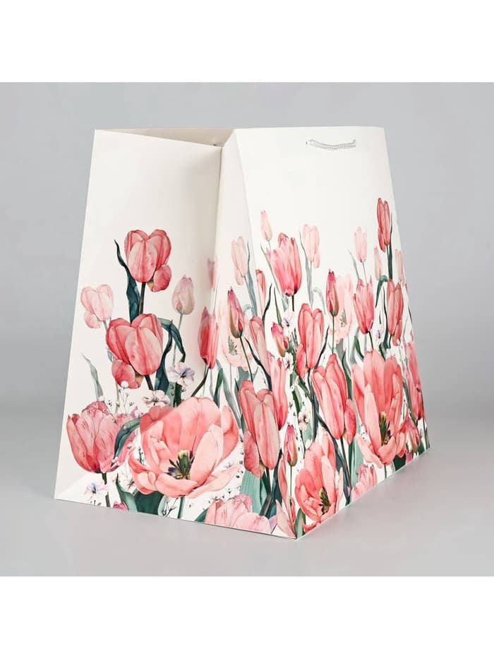 Пакет для цветов «Для тебя», 42×44×32 см