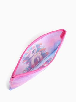 Косметичка-пенал на молнии, с ярким изображением, разноцветная