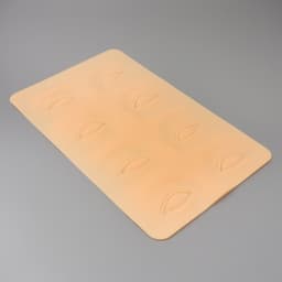 Искусственная кожа для тату и татуажа глаз и бровей, 24.5×15 см, бежевая