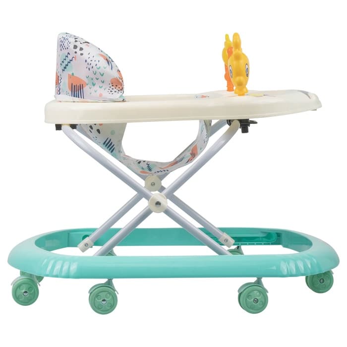 Ходунки «Солнышко», 7 колес, музыкальные игрушки, бирюзовый