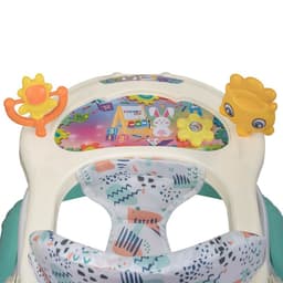 Ходунки «Солнышко», 7 колес, музыкальные игрушки, бирюзовый