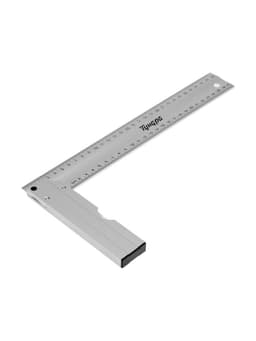 Угольник алюминиевый с уровнем ТУНДРА, 300 мм