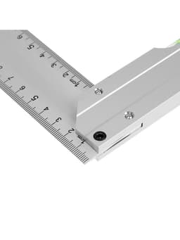 Угольник алюминиевый с уровнем ТУНДРА, 300 мм