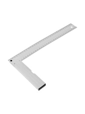 Угольник алюминиевый с уровнем ТУНДРА, 350 мм