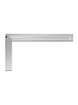 Угольник алюминиевый с уровнем ТУНДРА, 350 мм