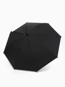 Зонт - трость полуавтоматический «Однотонный», 8 спиц, R=52/58 см, D=104 см, чёрный