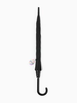 Зонт - трость полуавтоматический «Однотонный», 8 спиц, R=52/58 см, D=104 см, чёрный