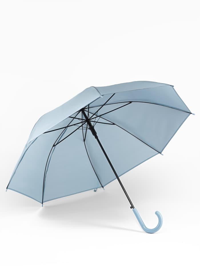 Зонт - трость полуавтоматический «Однотонный», 8 спиц, R=52/60 см, d=104 см, МИКС