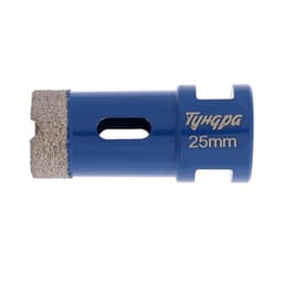 Коронка алмазная ТУНДРА, для УШМ, 25×35.8 мм, М14