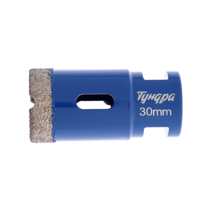Коронка алмазная ТУНДРА, для УШМ, 30×35.8 мм, М14
