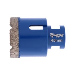Коронка алмазная ТУНДРА, для УШМ, 45×35.8 мм, М14
