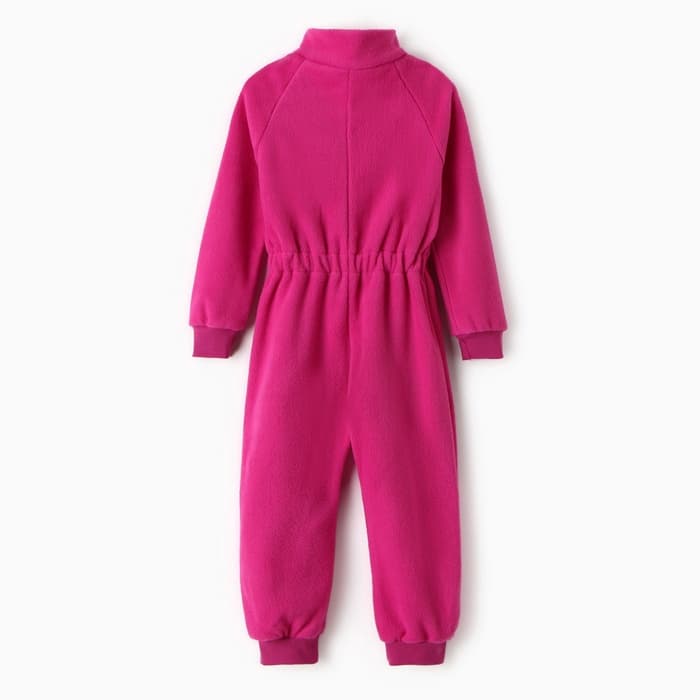 Комбинезон детский, воротник-стойка, фиолетовый, рост 98-104 см