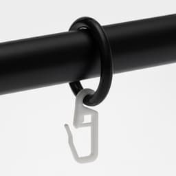 Карниз однорядный кованый, 160-300 см, телескопический, металл, чёрный