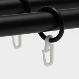 Карниз двухрядный кованый, 160-300 см, телескопический, металл, чёрный
