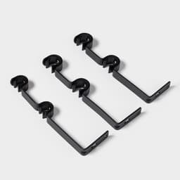 Карниз двухрядный кованый, 160-300 см, телескопический, металл, чёрный