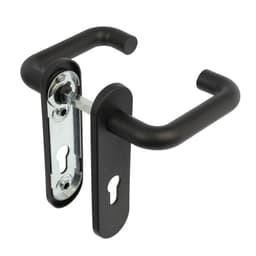 Ручки на планке LOCKLAND, для противопожарных замков, цвет черный