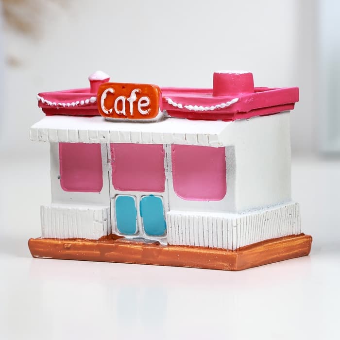 Фигурка полистоун TAKE IT EASY «Домик. Кафе», 5.5×8×4.5 см