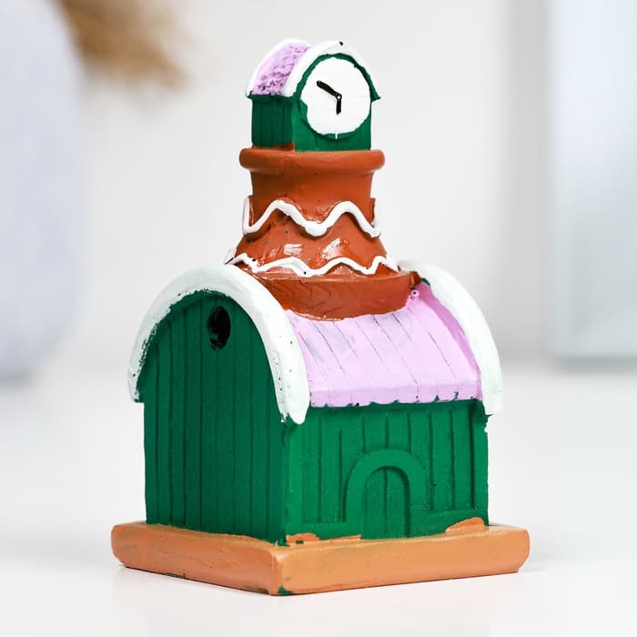 Фигурка полистоун TAKE IT EASY «Домик ратуша», 4.5×4.5×8.5 см