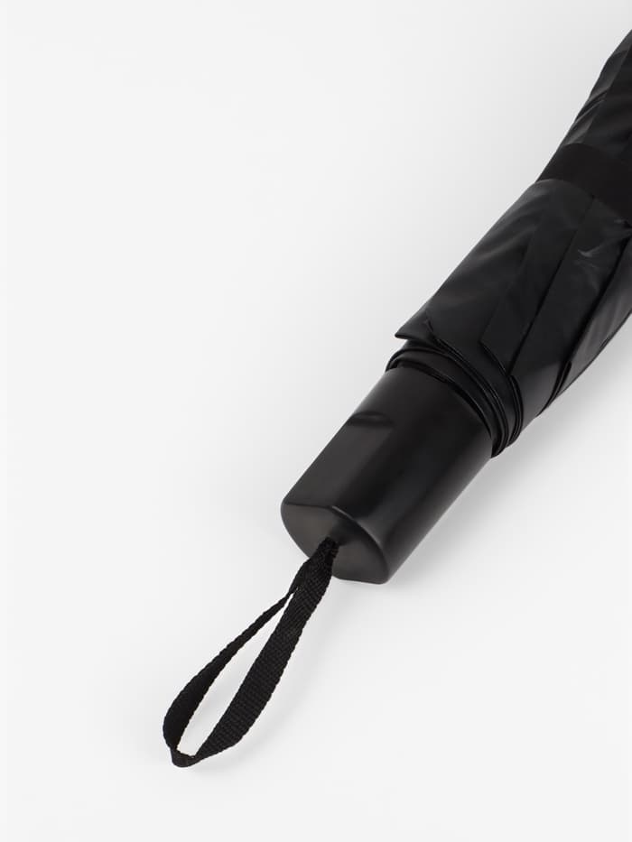 Зонт механический «Однотонный», 4 сложения, 8 спиц, R=47/55 см, d=94 см, чёрный