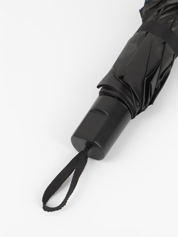 Зонт механический «Однотонный», 4 сложения, 8 спиц, R=47/55 см, d=94 см, синий