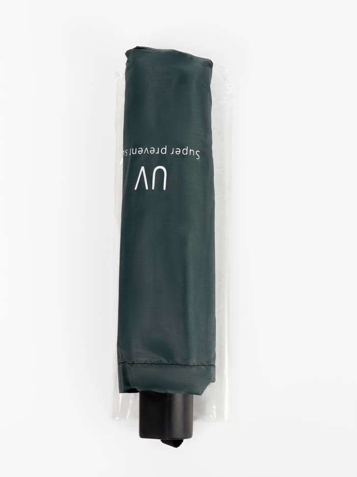 Зонт механический «Однотонный», 4 сложения, 8 спиц, R=47/55 см, d=94 см, цвет изумрудный