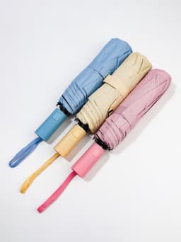 Зонт автоматический «Однотонный», 3 сложения, 8 спиц, R=46/56 см, d=92 см, МИКС