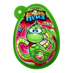 Печенье с шоколадной пастой и игрушкой «ШОКОПРИЗ XXL» Змейка-Злодейка, 30 г