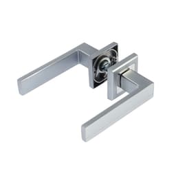 Ручка раздельная LOCKLAND 010 MSC, цвет матовый сатиновый хром