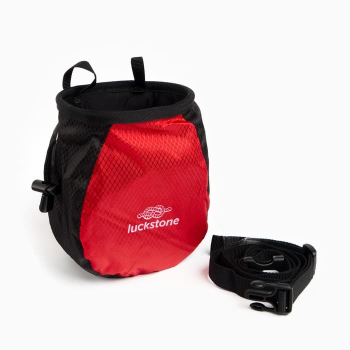 Мешочек для магнезии, 16×12 см, красный