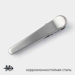 Зажим для пакетов Magistro «Крокодил», 9 см, нержавеющая сталь, серебристый