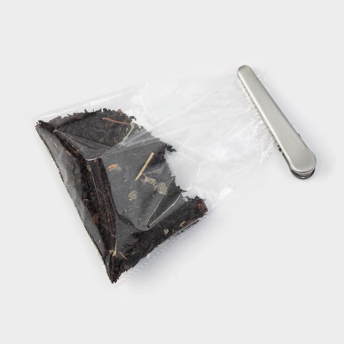 Зажим для пакетов Magistro «Крокодил», 9 см, нержавеющая сталь, серебристый