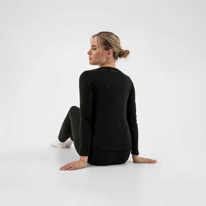 Термобельё женское (лонгслив, лосины) Resport, размер XS (42), чёрное
