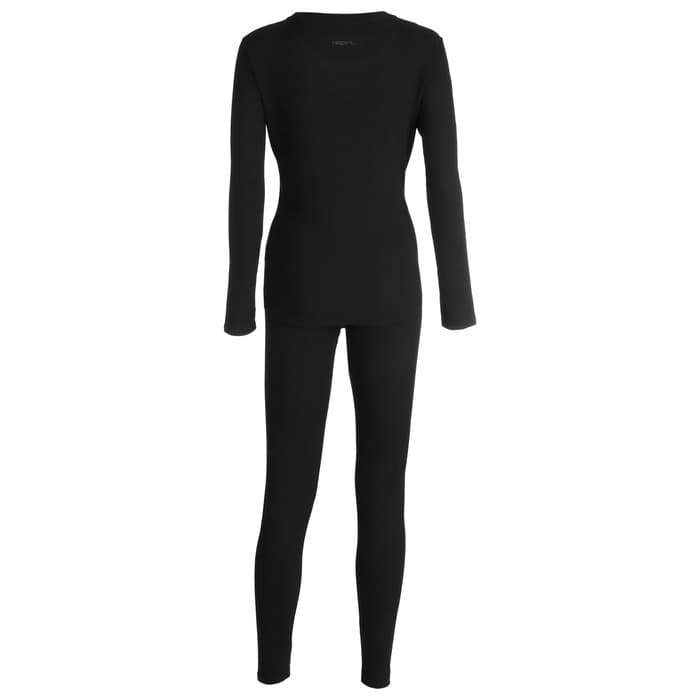 Термобельё женское (лонгслив, лосины) Resport, размер XS (42), чёрное