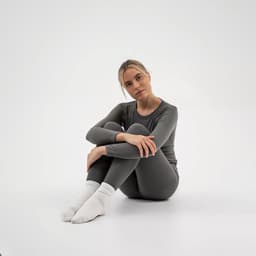 Термобельё женское (лонгслив, лосины) Resport, размер XS (42), серое