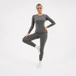 Термобельё женское (лонгслив, лосины) Resport, размер XS (42), серое