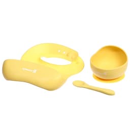 Набор для кормления, силикон, цвет жёлтый