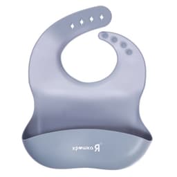 Набор для кормления, силикон, цвет серый