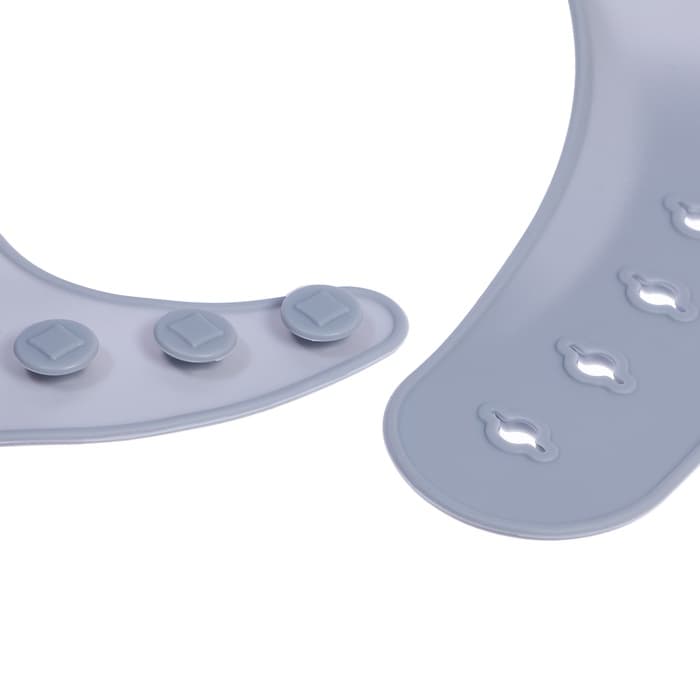 Набор для кормления, силикон, цвет серый